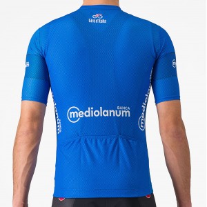 Heren Fietskleding Blauwe Trui Giro d'Italia 2024 Classificatie