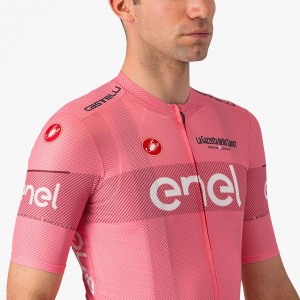Heren Fietskleding Roze Trui Giro d'Italia 2024 Classificatie