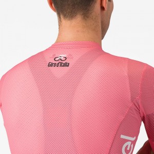 Heren Fietskleding Roze Trui Giro d'Italia 2024 Classificatie