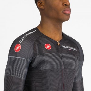 Heren Fietskleding Zwart Giro d'Italia 2024 koersshirt