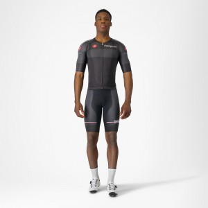 Heren Fietskleding Zwart Giro d'Italia 2024 koersshirt