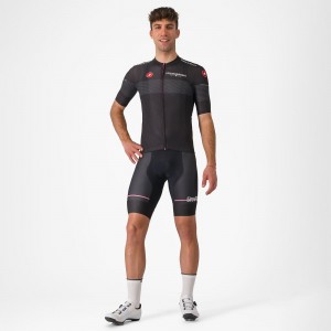 Heren Fietskleding Zwarte Trui Giro d'Italia 2024 Classificatie