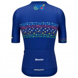 Heren Santini Zürich 2024 UCI Masters Wereldkampioenstrui - Blauw
