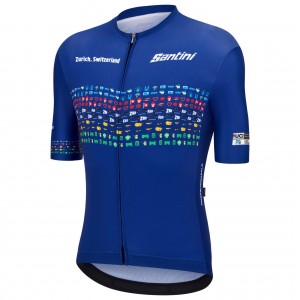 Heren Santini Zürich 2024 UCI Masters Wereldkampioenstrui - Blauw