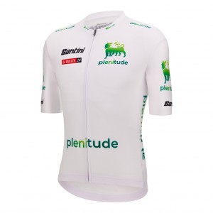 Heren Fietskleding Vuelta Espana witte trui 2024