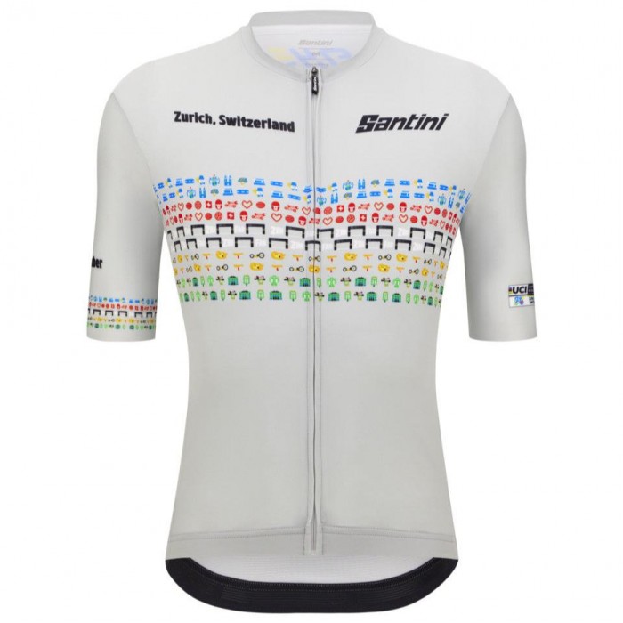 Heren Santini Zürich 2024 UCI Masters Wereldkampioenstrui - Grijs