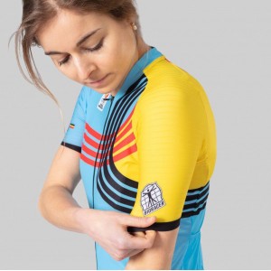 Dames Fietskleding, Belgisch Elftal dames bibshort - Parijs 2024