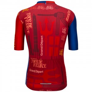 Heren Fietskleding Santini Tour de France 2024 trui - Bologna