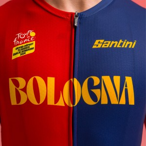 Heren Fietskleding Santini Tour de France 2024 trui - Bologna