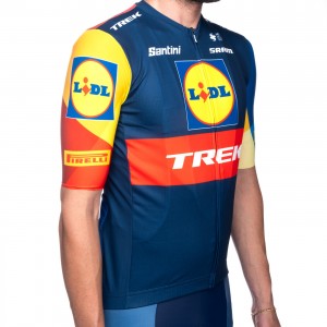 Heren Fietskleding Santini Lidl Trek 2024 shirt