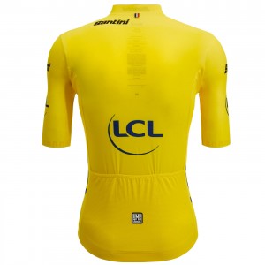 Heren Fietskleding Gele trui Tour de France 2024