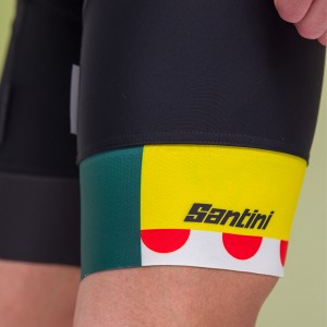 Heren Fietskleding Santini Tour de France 2024 koersbroek - Combo