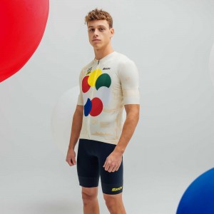 Heren Fietskleding Santini Tour de France 2024 trui - Grand Départ