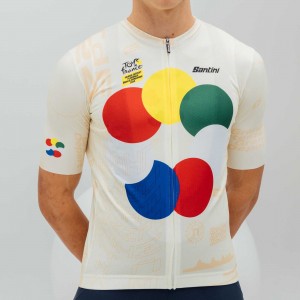 Heren Fietskleding Santini Tour de France 2024 trui - Grand Départ