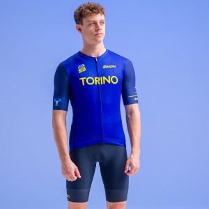 Heren Fietskleding Santini Tour de France 2024 trui - Turijn