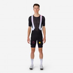 Heren Fietskleding Rapha EF Education EasyPost Pro Team 2024 koersbroek met bretels