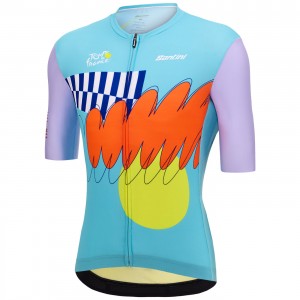 Heren Fietskleding Santini Tour de France 2024 trui - Nice