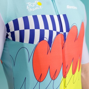 Heren Fietskleding Santini Tour de France 2024 trui - Nice