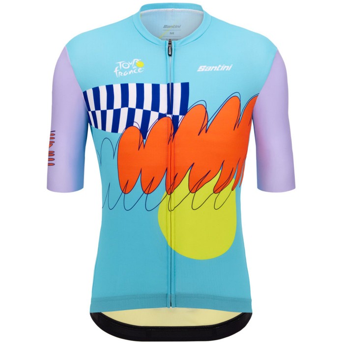 Heren Fietskleding Santini Tour de France 2024 trui - Nice