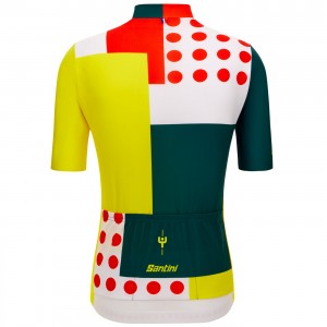 Heren Fietskleding Santini Tour de France 2024 trui - Combo