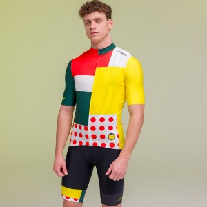 Heren Fietskleding Santini Tour de France 2024 trui - Combo