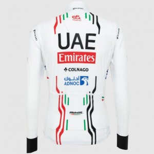 Heren Fietskleding Pissei Team UAE 2024 shirt met lange mouwen
