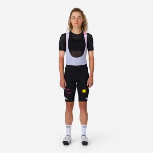 Dames Fietskleding Rapha EF Education EasyPost Pro Team 2024 koersbroek Broeken