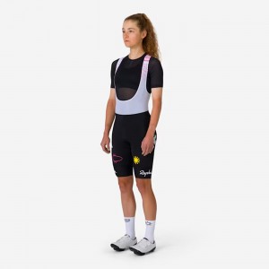 Dames Fietskleding Rapha EF Education EasyPost Pro Team 2024 koersbroek Broeken