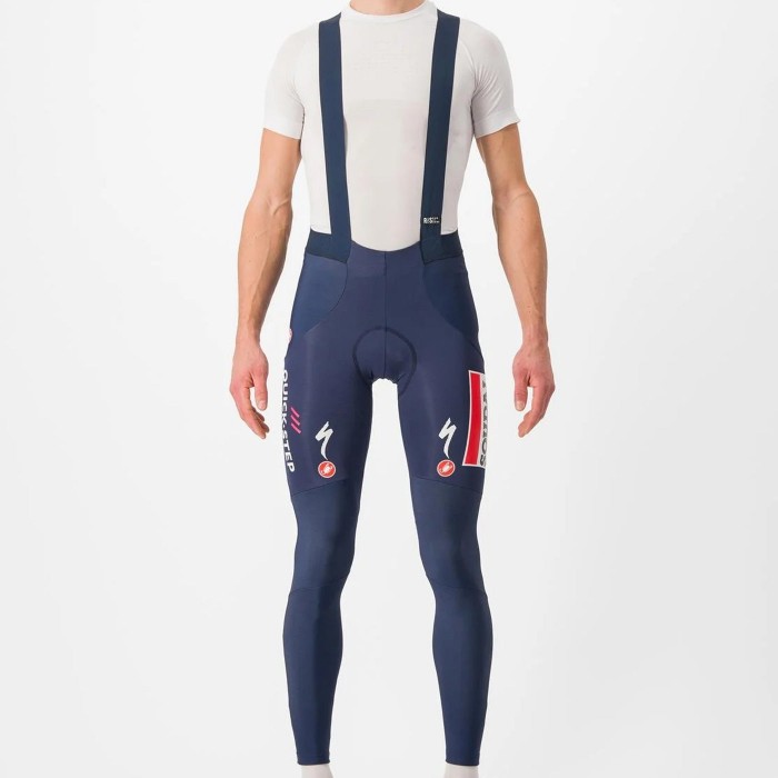 Heren Fietskleding Castelli Soudal Quick-Step 2024 Sorpasso RoS lange koersbroek