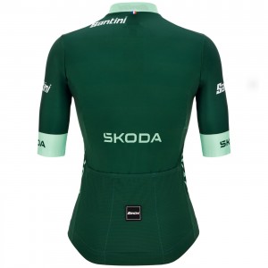 Dames Fietskleding Tour de France 2024 Groene damestrui