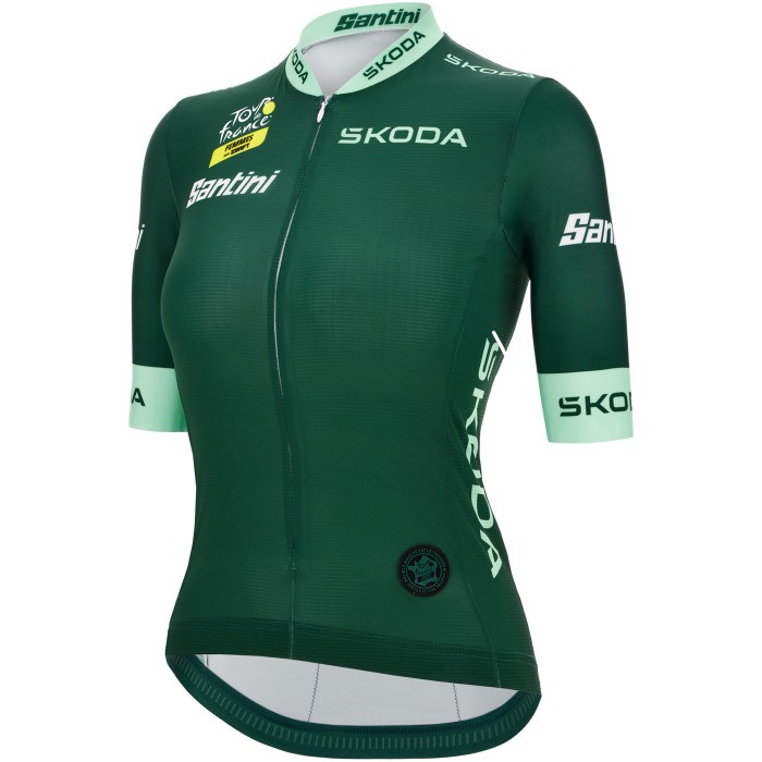 Dames Fietskleding Tour de France 2024 Groene damestrui