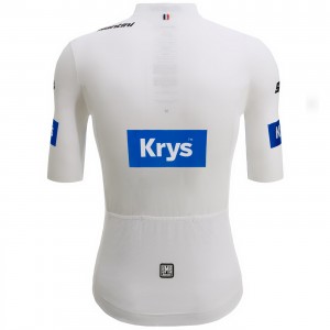 Heren Fietskleding Tour de France 2024 witte trui