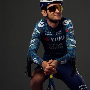 Heren Fietskleding Team Visma Lease a Bike 2024 The Renaissance Agu shirt met lange mouwen - TDF
