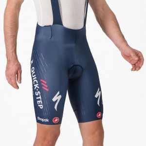 Heren Fietskleding Castelli Soudal Quick-Step 2025 Free Aero Race S Bib Tights