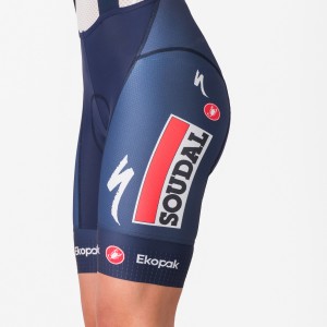 Dames Fietskleding Castelli Soudal Quick-Step 2025 Competizione 2 DT dames korte koersbroek