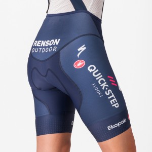 Dames Fietskleding Castelli Soudal Quick-Step 2025 Competizione 2 DT dames korte koersbroek