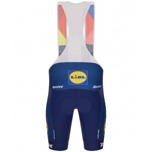 Heren Fietskleding Santini Lidl Trek 2025 Bib Tights