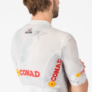 Heren Fietskleding Wit Giro d'Italia 2025 Competizione 3-shirt