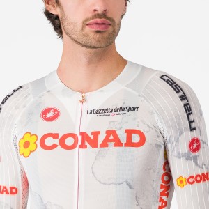 Wit Giro d'Italia 2025 Race 8S shirt voor heren