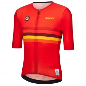 Heren Santini UCI Wereldkampioen 2025 Trui - Spanje