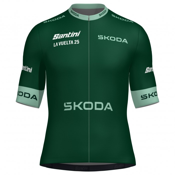 Heren Santini Vuelta Espana 2025 Groene Trui