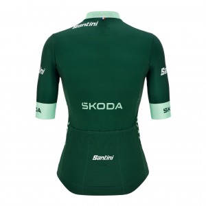 Dames Groene Tour de France 2025 Fan Line Trui