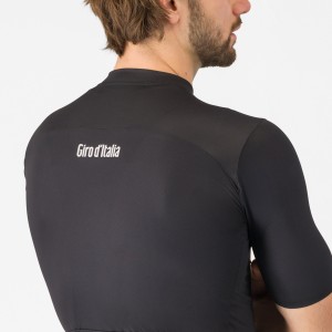 Heren Fietskleding Vintage Giro d'Italia 2025-shirt - Zwart