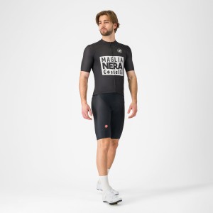 Heren Fietskleding Vintage Giro d'Italia 2025-shirt - Zwart