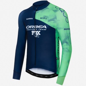Heren Fietskleding Hiru Orbea Factory Team 2025 Core trui met lange mouwen