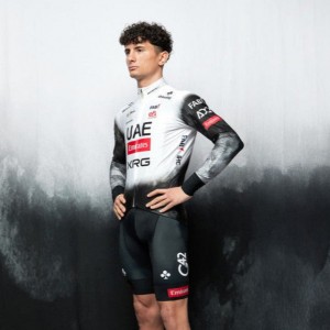 Heren UAE Team Emirates 2025 Pissei shirt met lange mouwen