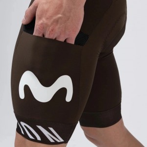 Heren Fietskleding Gobik Movistar Team Gravel Squad 2025 Grit 2.0 koersbroek
