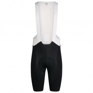 Heren Rapha Pro Team 3 koersbroek - Zwart en wit
