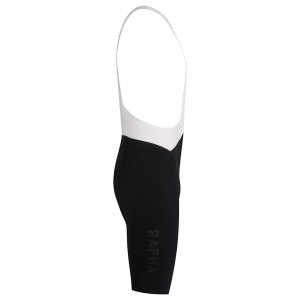 Heren Rapha Pro Team 3 koersbroek - Zwart en wit