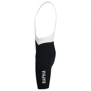 Heren Rapha Pro Team 3 koersbroek - Zwart en wit